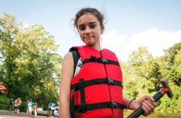 Paddlers for Peace, a youth dragon boat league in Pittsburgh, introduces kids to the sport, but also teaches values of peace, nonviolence and respect for nature. Photo: Lou Blouin
