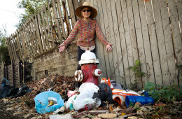 Meet the trash heap in the alleyway behind Pittsburgher Meda Rago's house. Rago regularly volunteers with her neighborhood's clean-up crew, but it doesn't seem to make a dent in the litter problem. Photo: Lou Blouin
