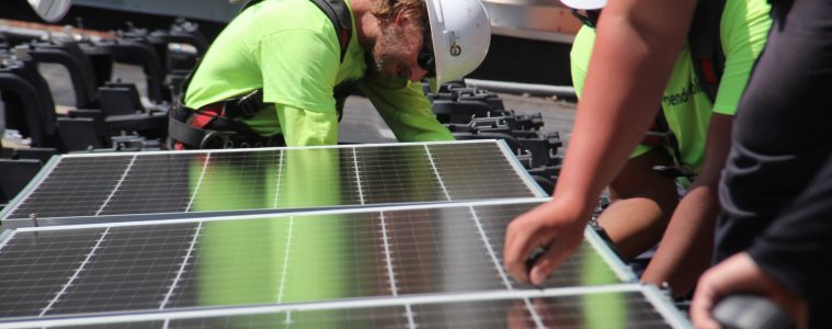 Solar workers