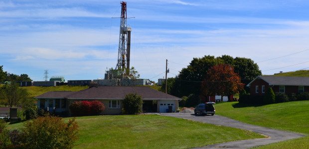 fracking gas well