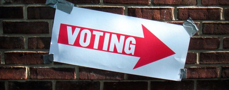 voting sign