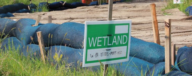 work area near Shell's Falcon pipeline