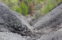 coal refuse pile