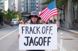 anti-fracking voter in Pennsylvania