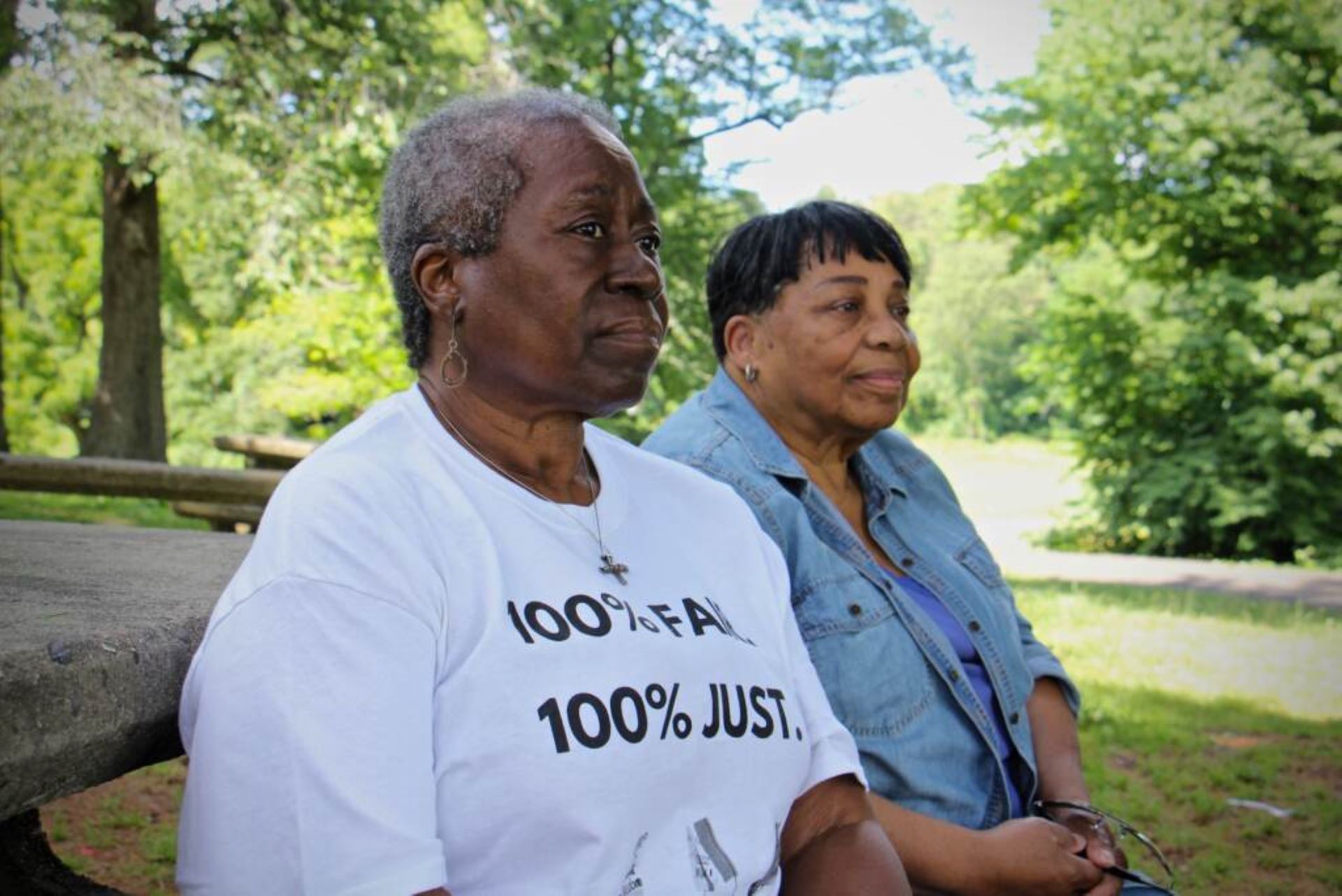 Paula Paul (left) and Frances Upshaw