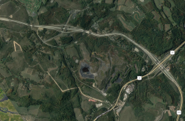 The proposed site of the Beech Hollow power plan