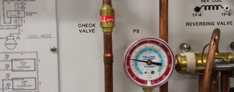 A demonstration heat pump