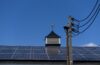 Solar panels on a rooftop